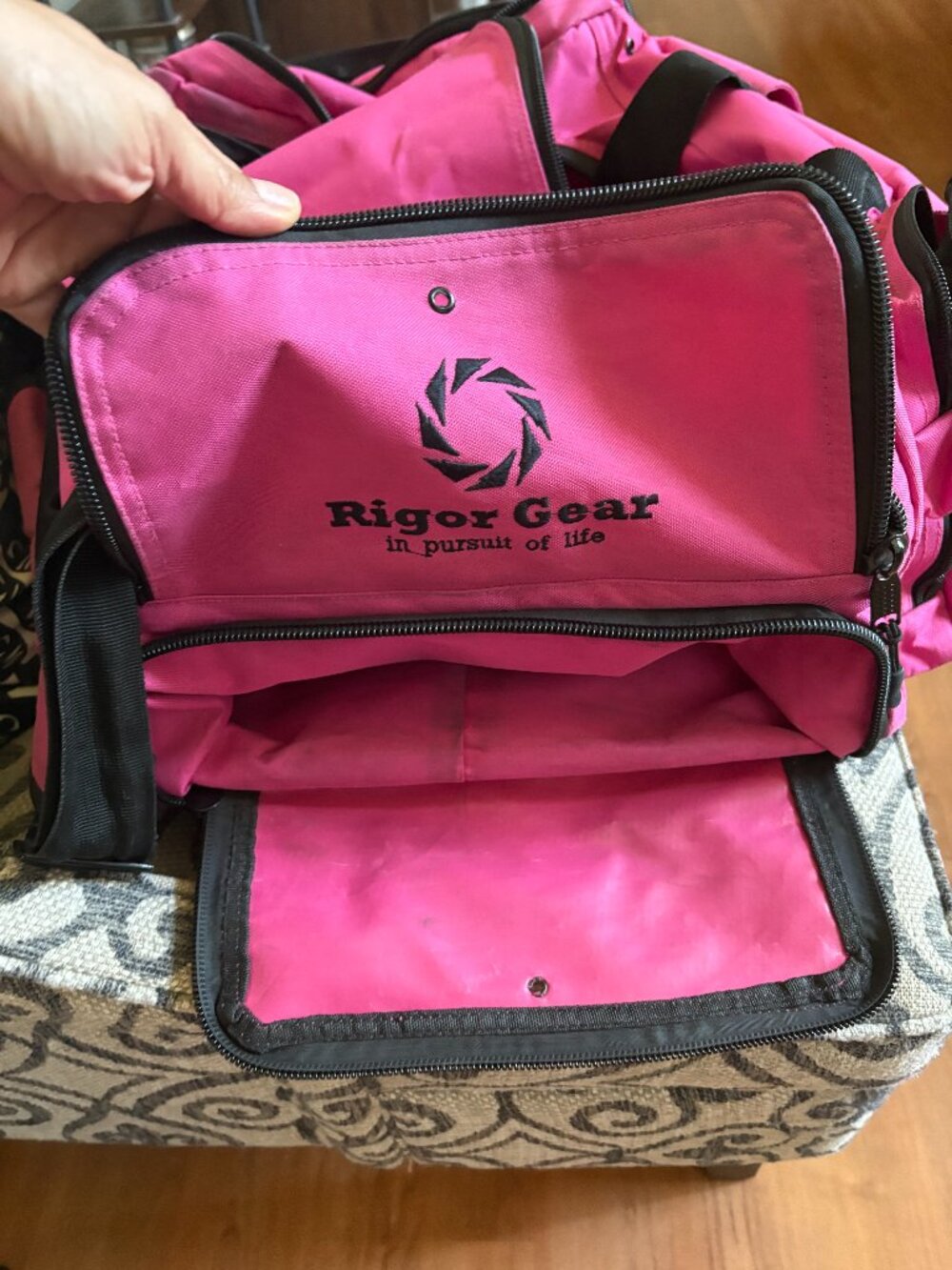 🛍️ Title Rigor Gear Tactical Duffle Bag Pink Backpack Straps